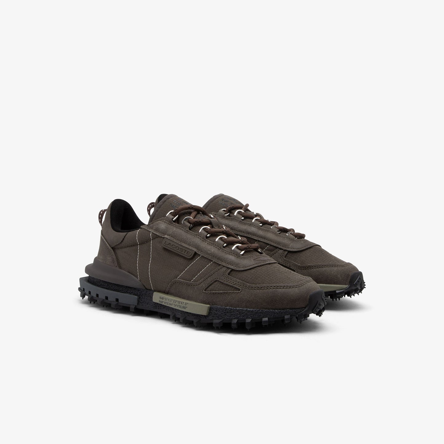 Lacoste Elite Active Erkek Koyu Kahverengi Sneaker