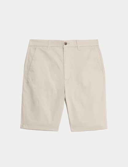 Regular Fit Streç Chino Şort