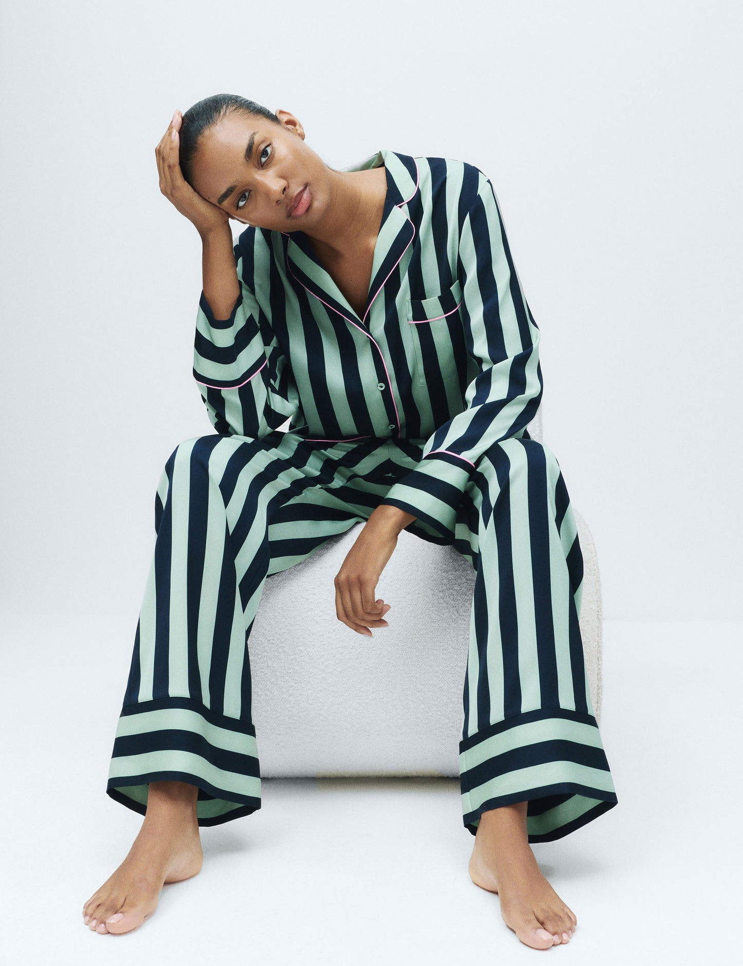 Çizgili Pijama Takımı
