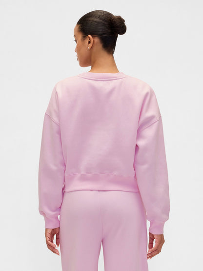 Pembe Vintagesoft Oversized Heart Logo Wedge Sweatshirt
