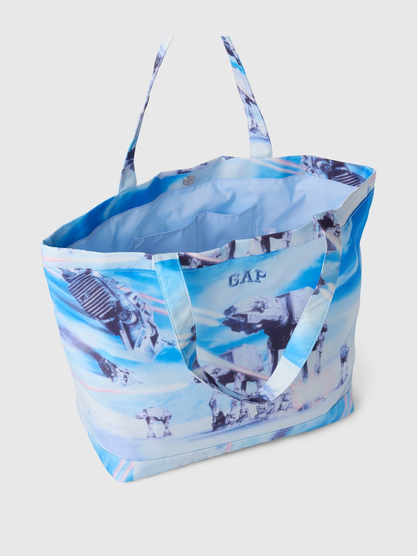 Mavi Gap Logo Star Wars™ Desenli Tote Çanta