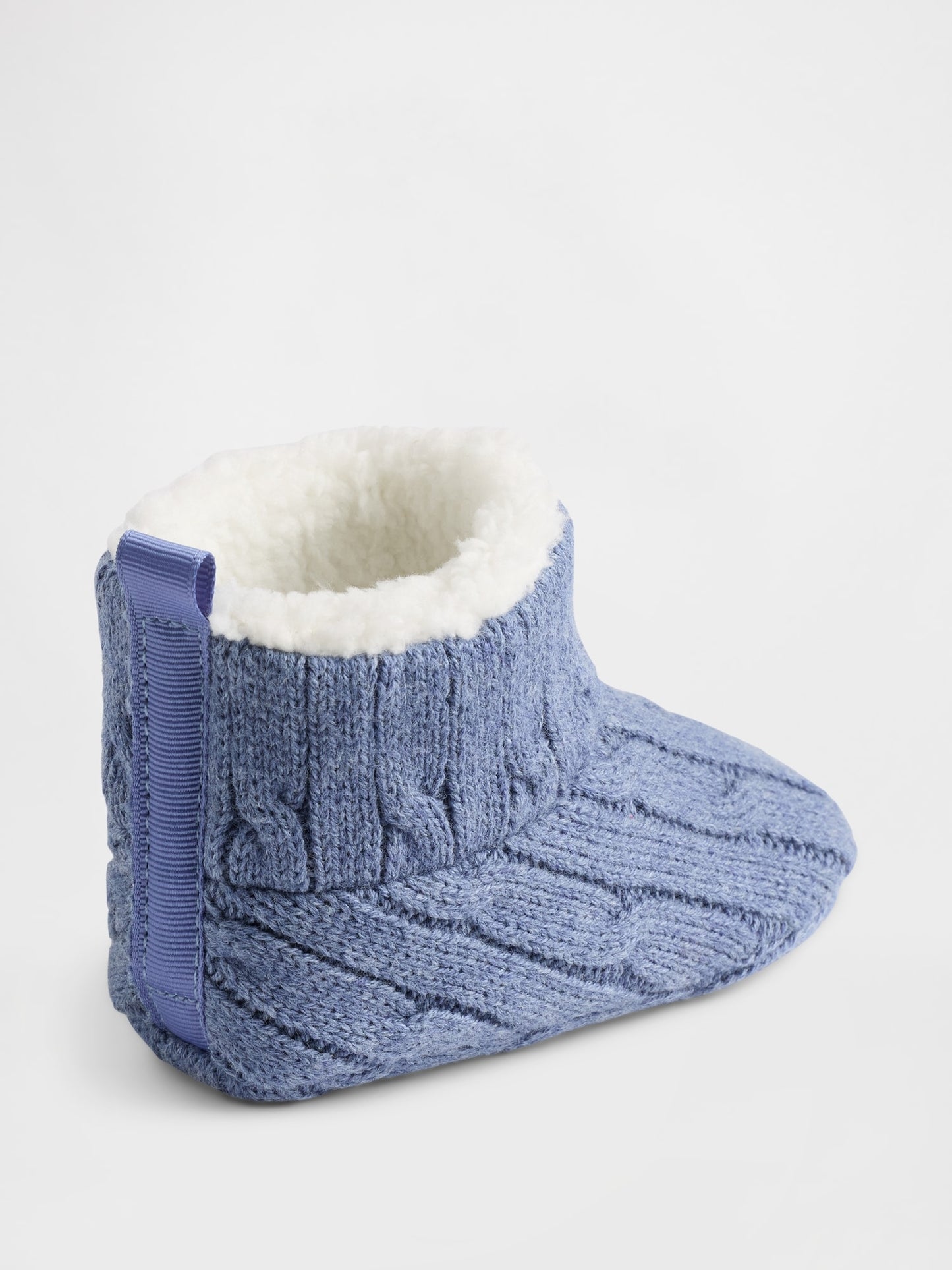 Açık Mavi Sherpa-lined Patik