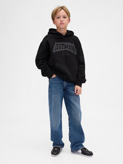 Siyah Vintagesoft Batman Sweatshirt