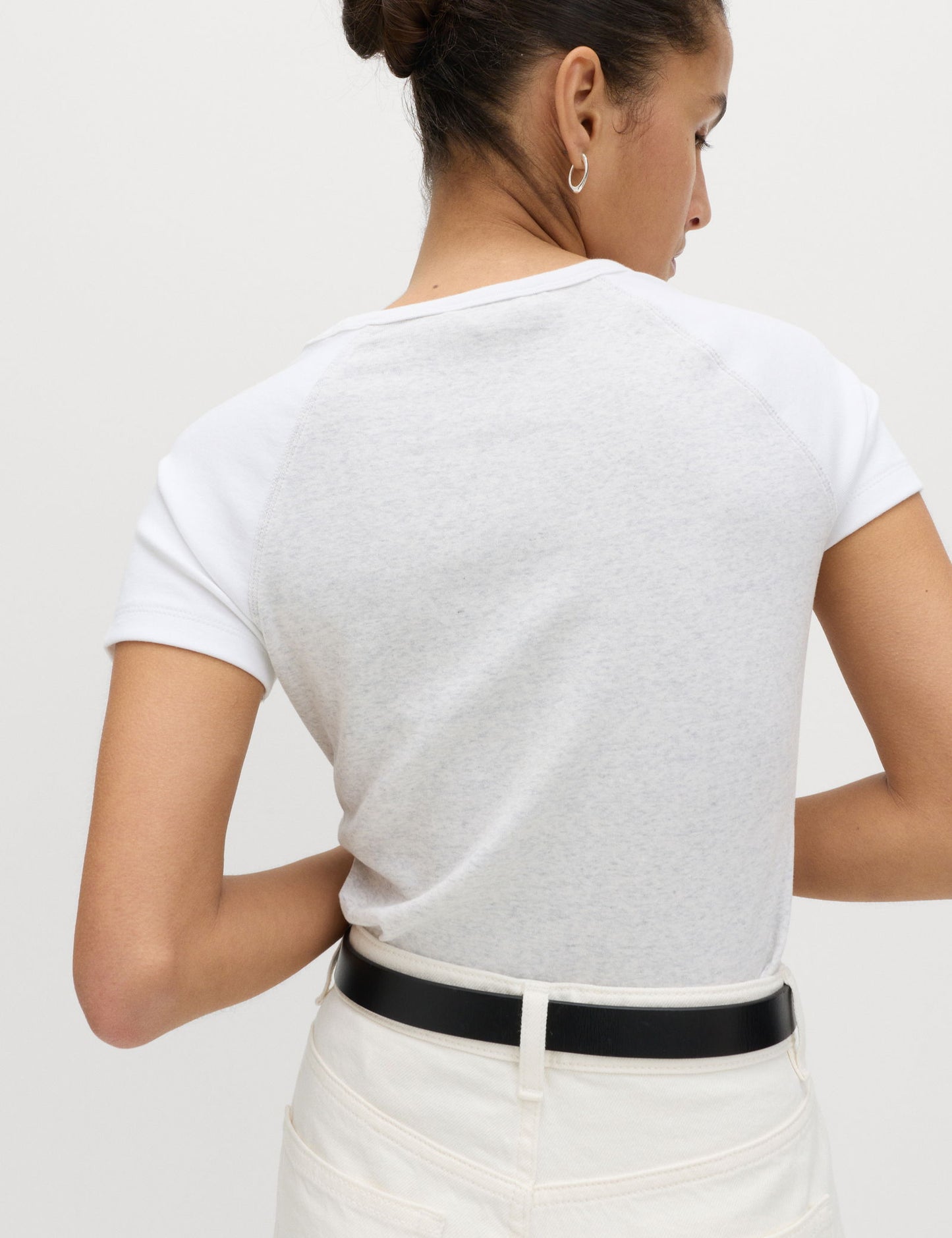 Kısa Kollu Pamuklu T-shirt