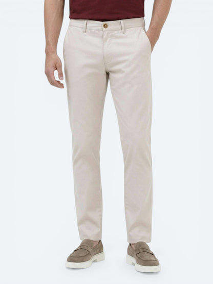 Taş Düz Dokuma Slim Fit Casual Pamuk Karışımlı Pantolon