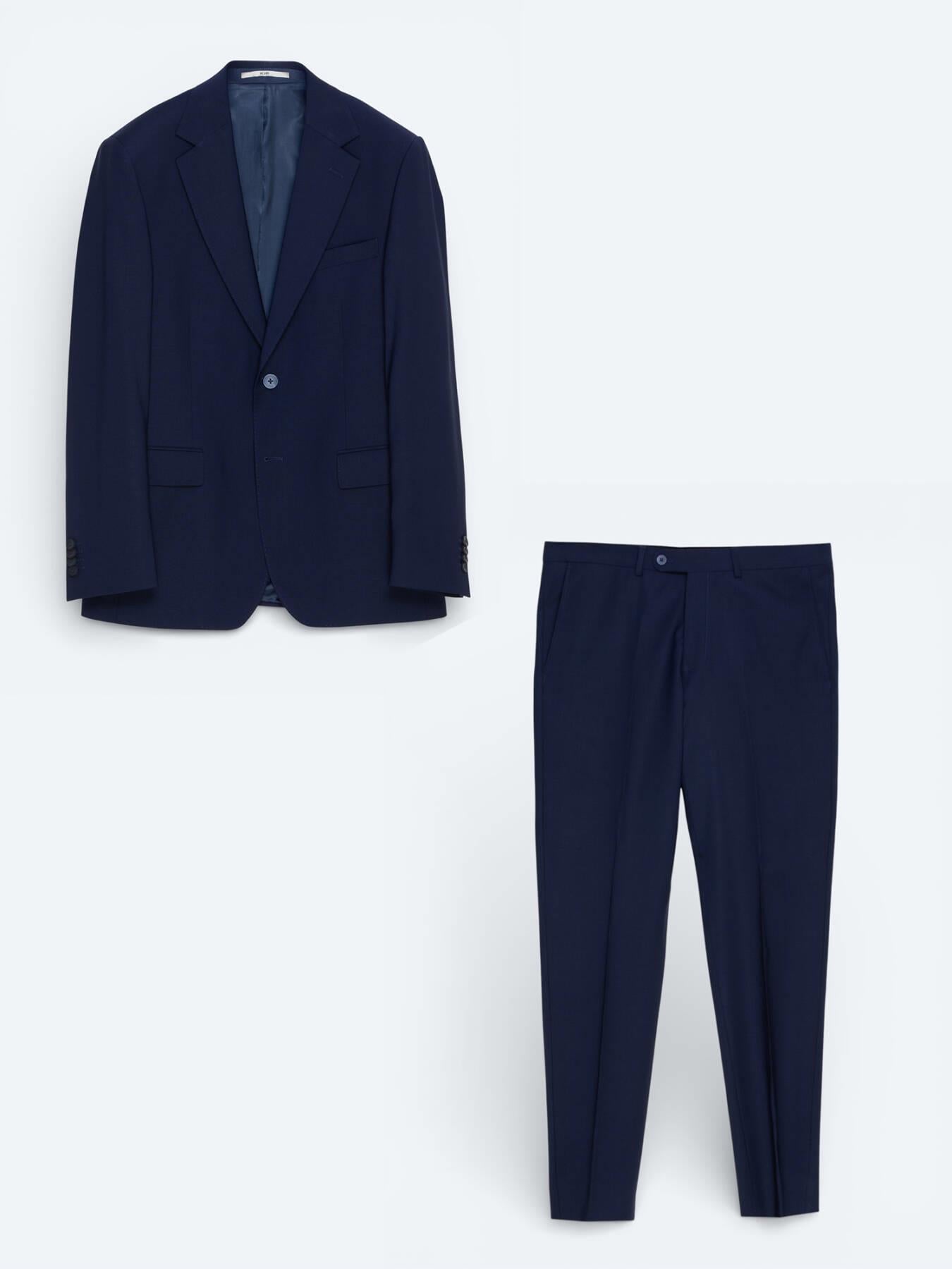 Saks Modern Fit Yün Karışımlı Takım Elbise
