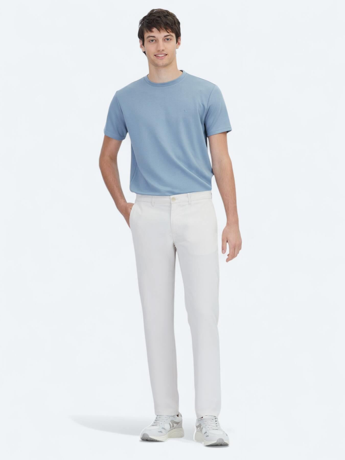 Vizon Dokuma Slim Fit Casual Pantolon