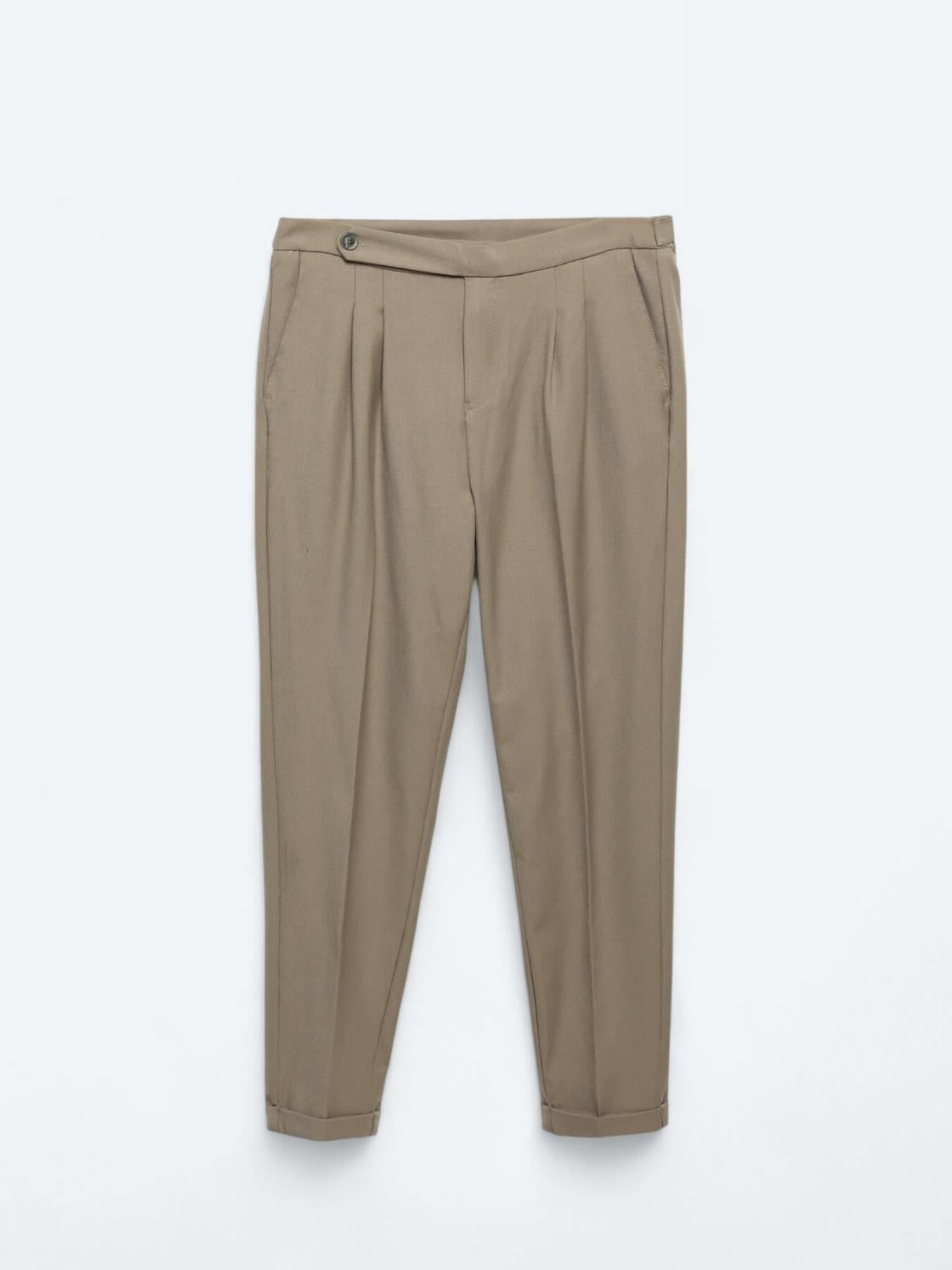 Vizon Dokuma Carrot Fit Casual Pantolon