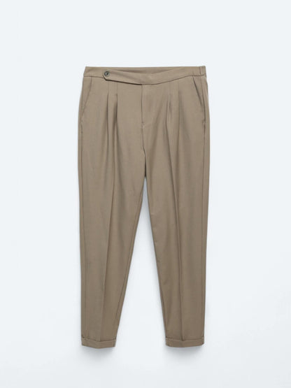 Vizon Dokuma Carrot Fit Casual Pantolon