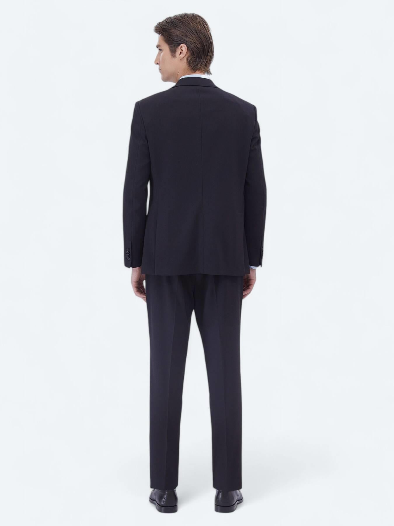 Lacivert Mikro Modern Fit Takım Elbise