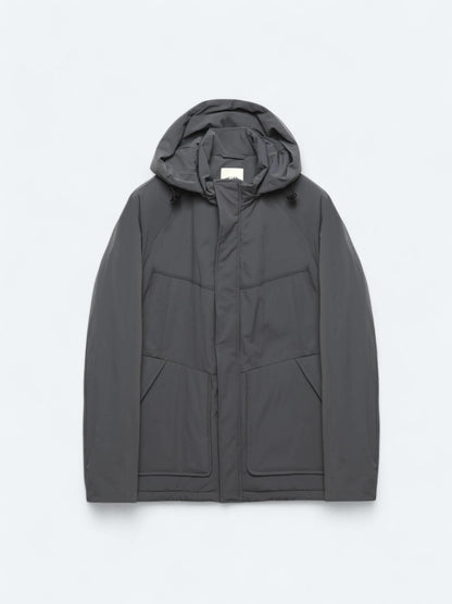 Gri Regular Fit Casual Dokuma Mont