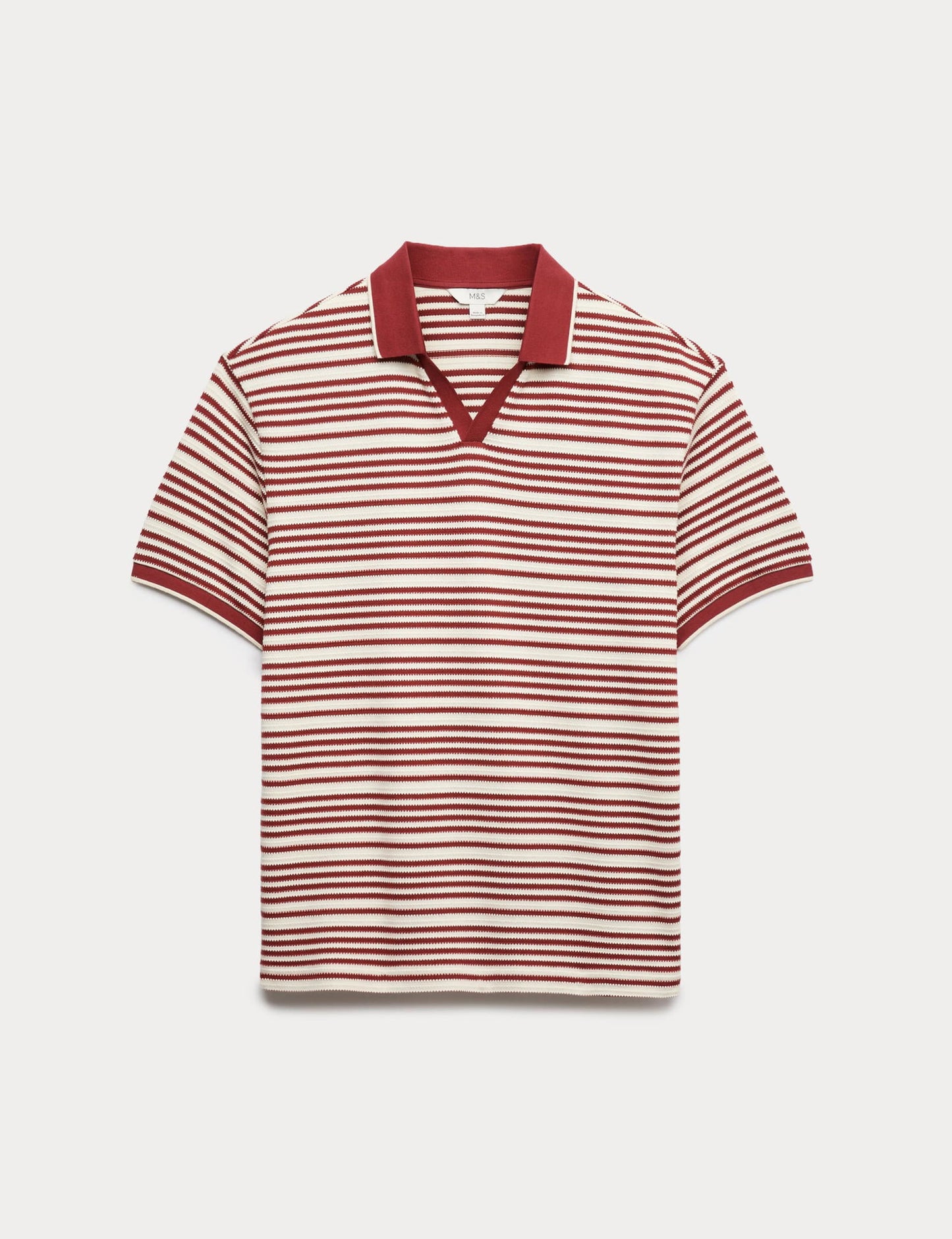 Pamuk Karışımlı Polo Yaka T-shirt