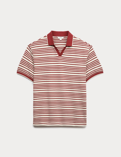 Pamuk Karışımlı Polo Yaka T-shirt