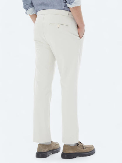 Bej Dokuma Loose Fit Casual Pantolon