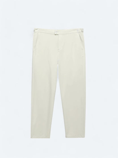 Bej Dokuma Loose Fit Casual Pantolon