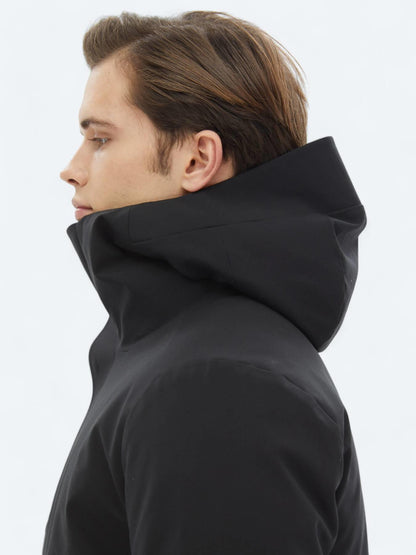 Siyah Regular Fit Kelebek Yaka Casual Dokuma Kaban