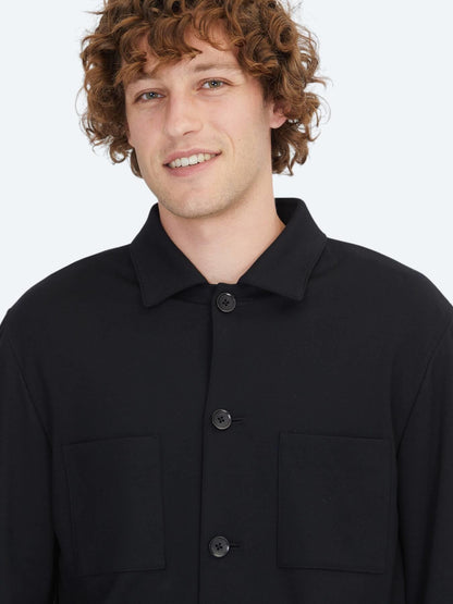 Siyah Düz Modern Fit Örme Takım Elbise