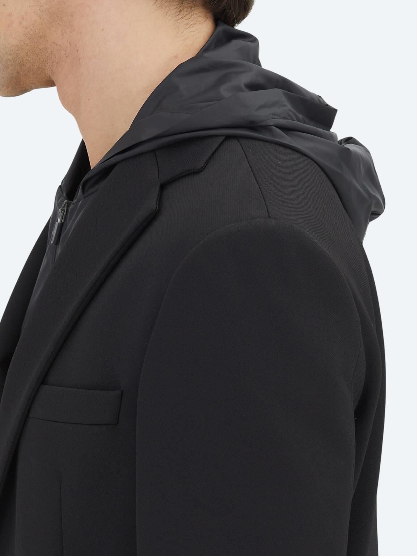 Siyah Düz Modern Fit Örme Ceket