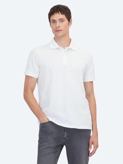 Beyaz Düz %100 Pamuk T-shirt