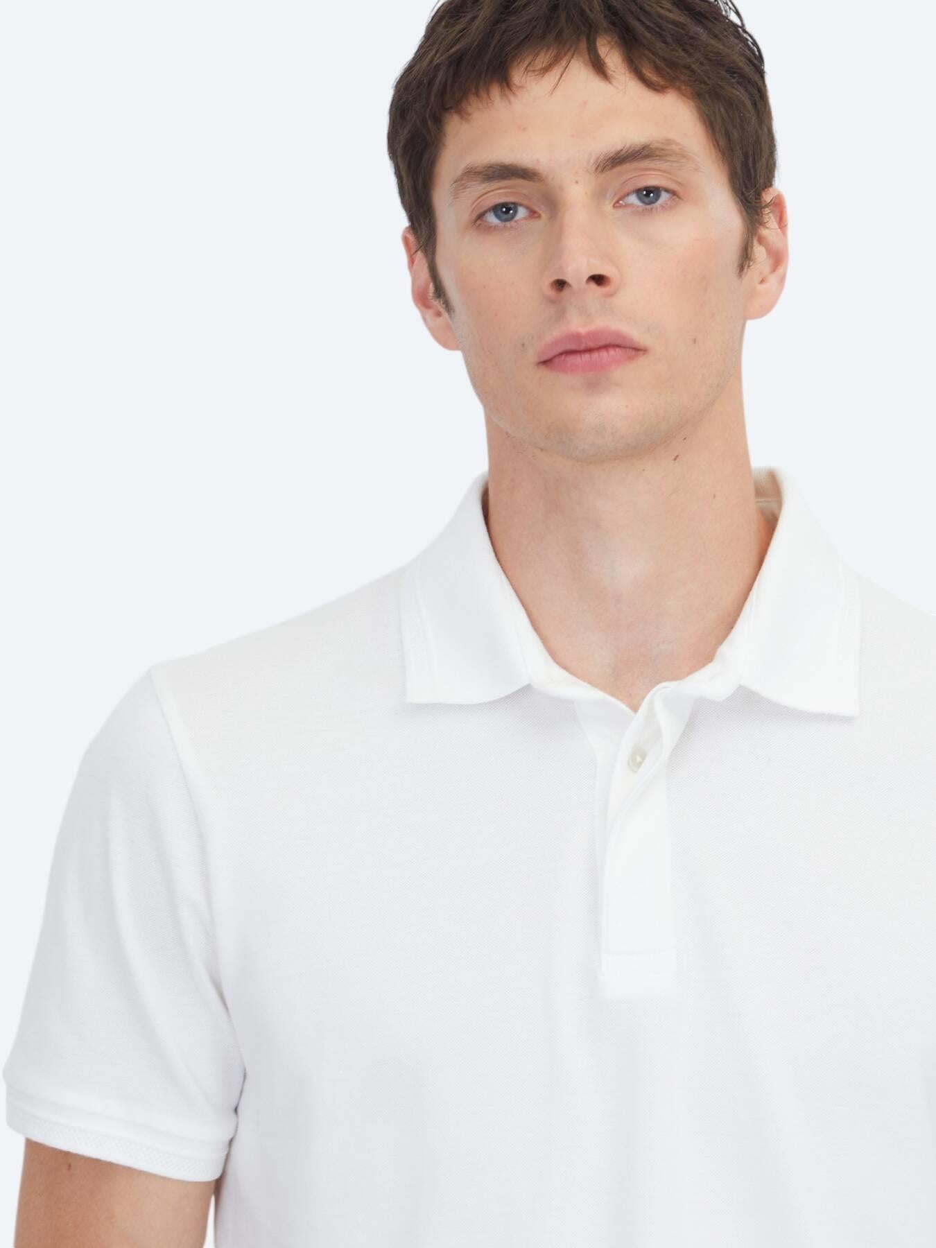 Beyaz Düz %100 Pamuk T-shirt