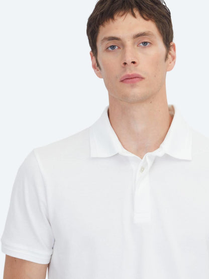 Beyaz Düz %100 Pamuk T-shirt