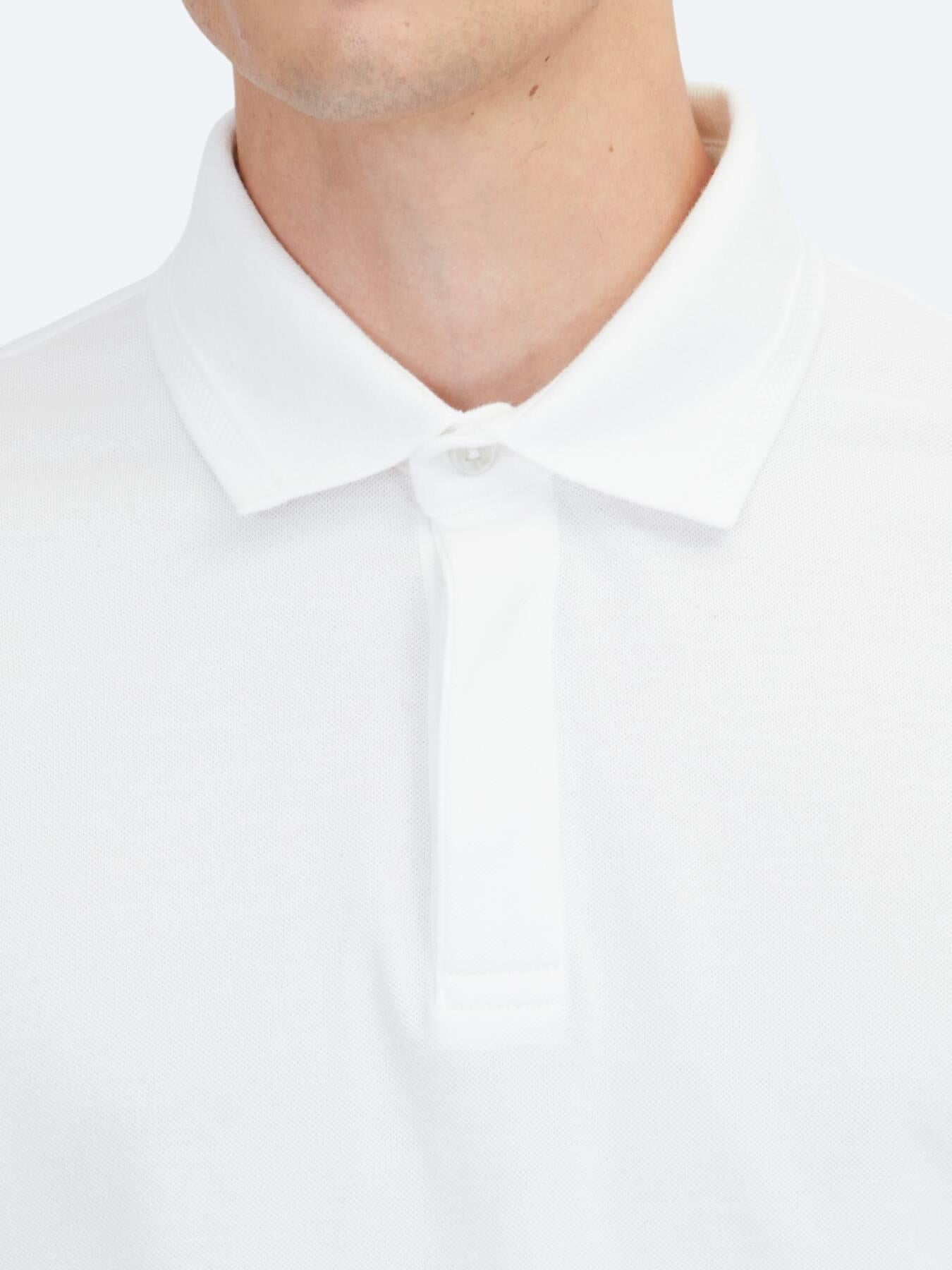 Beyaz Düz %100 Pamuk T-shirt