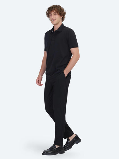 Siyah Düz %100 Pamuk T-shirt