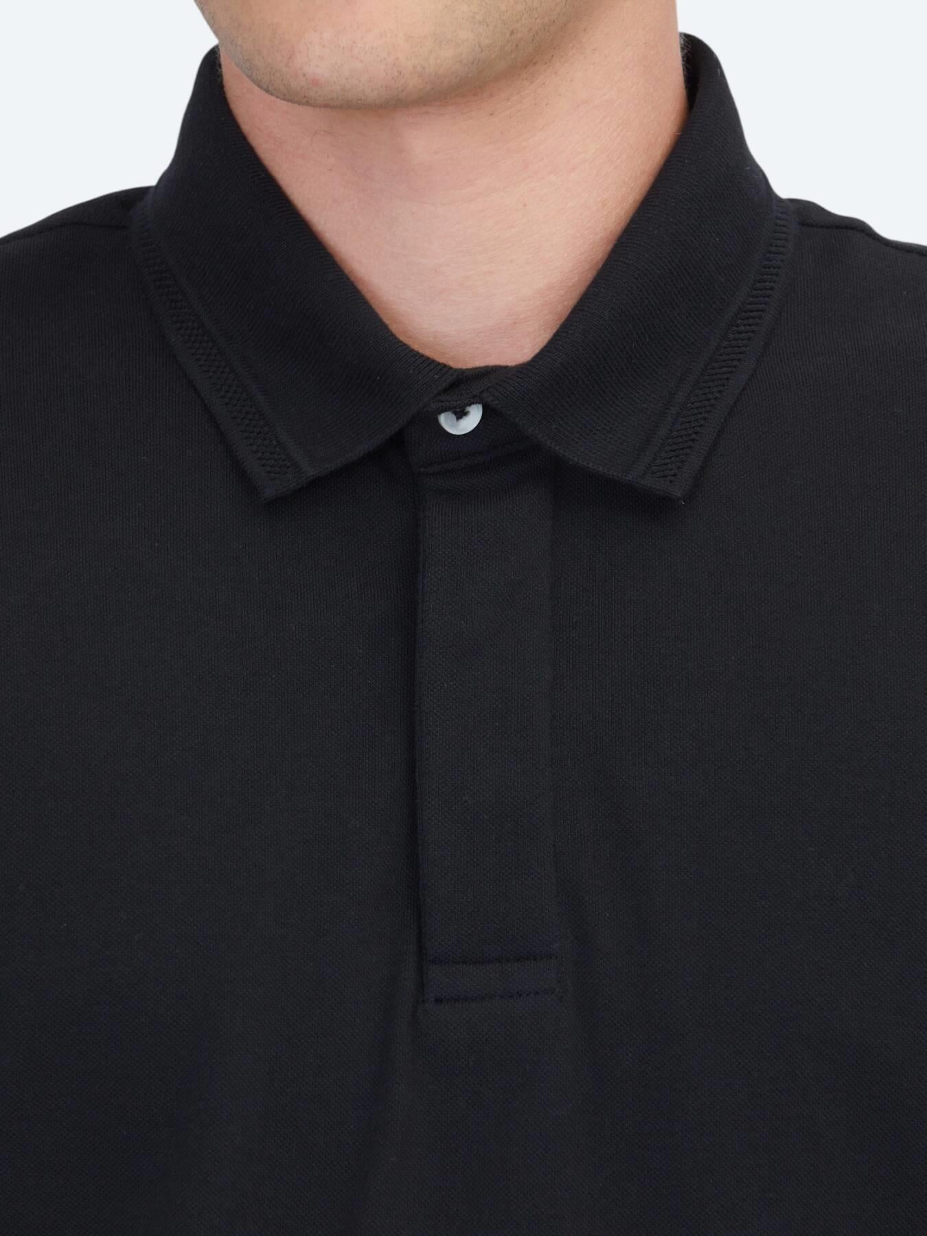 Siyah Düz %100 Pamuk T-shirt
