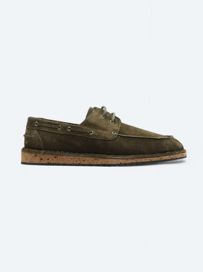 Haki Süet Smart Casual Ayakkabı
