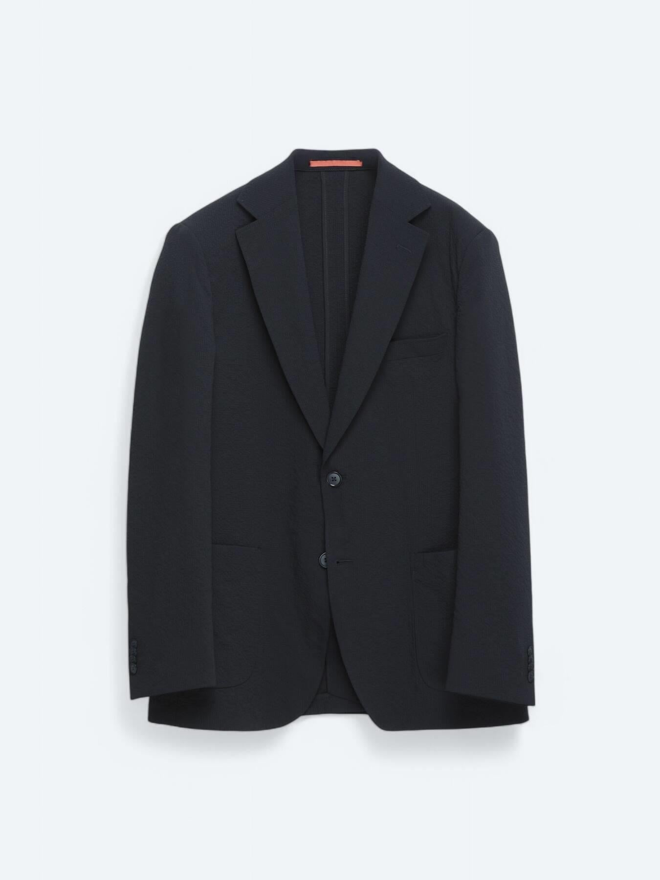 Lacivert Desenli Modern Fit Takım Elbise