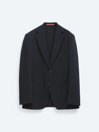 Lacivert Desenli Modern Fit Takım Elbise
