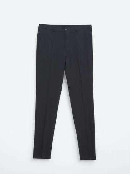Lacivert Desenli Modern Fit Takım Elbise