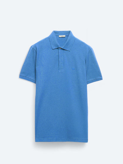 Saks Düz %100 Pamuk T-shirt
