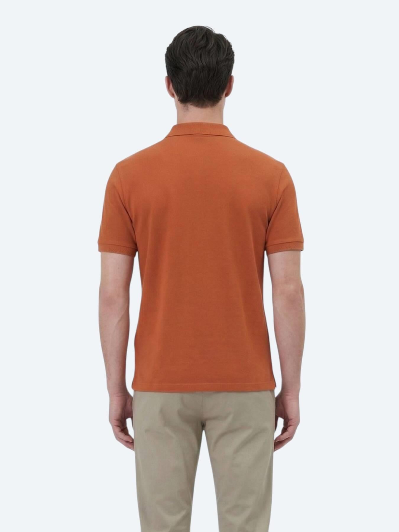 Kiremit Düz %100 Pamuk T-shirt