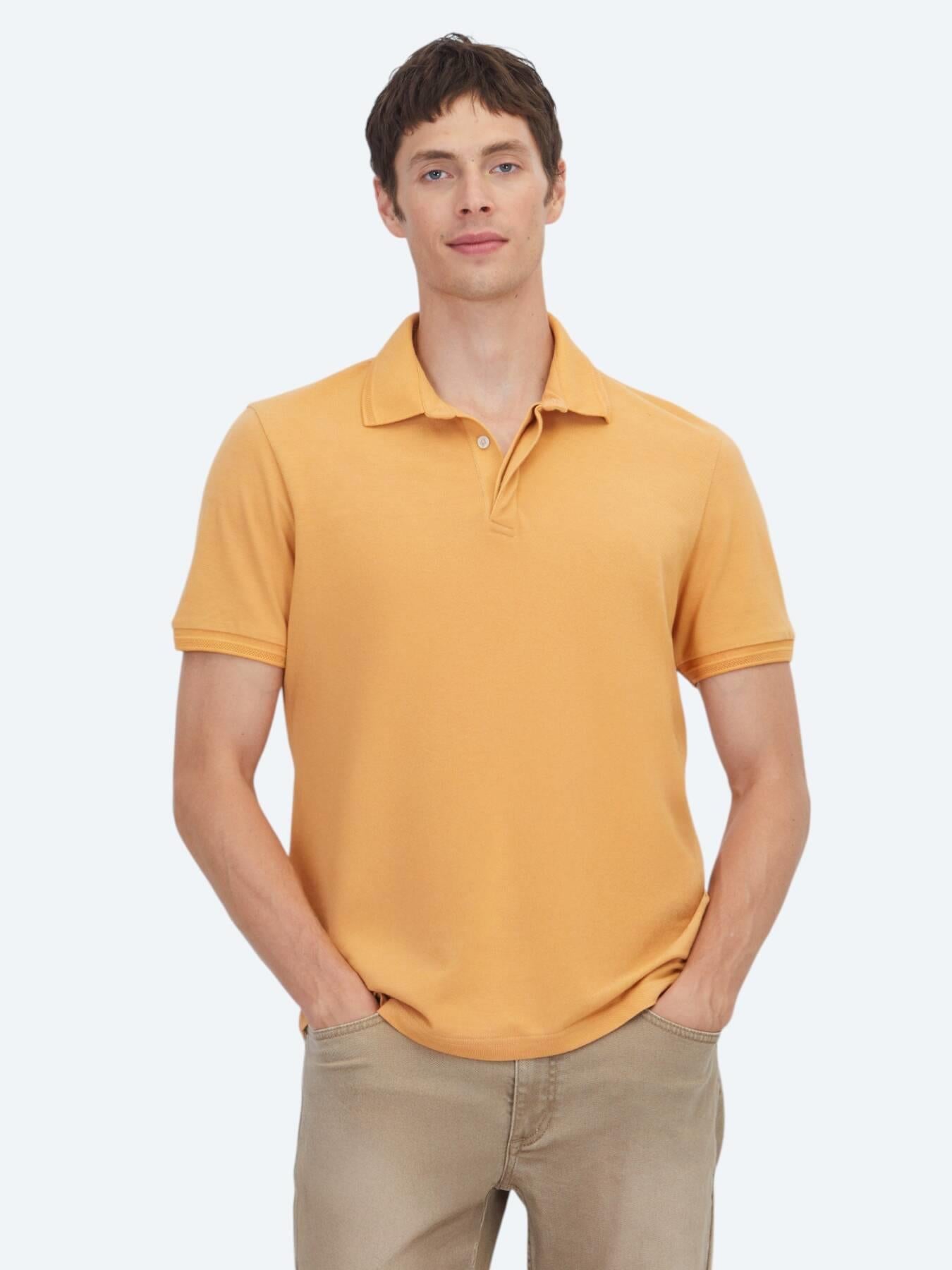 Safran Düz %100 Pamuk T-shirt