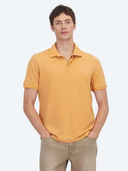 Safran Düz %100 Pamuk T-shirt