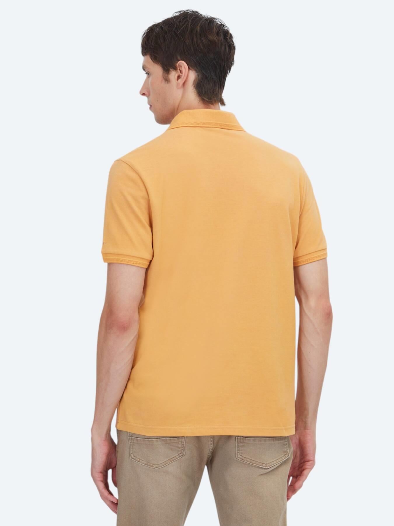 Safran Düz %100 Pamuk T-shirt