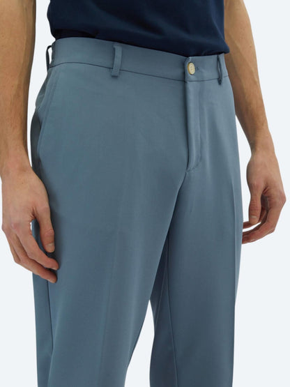 Havacı Mavi Dokuma Jogging Fit Casual Pantolon