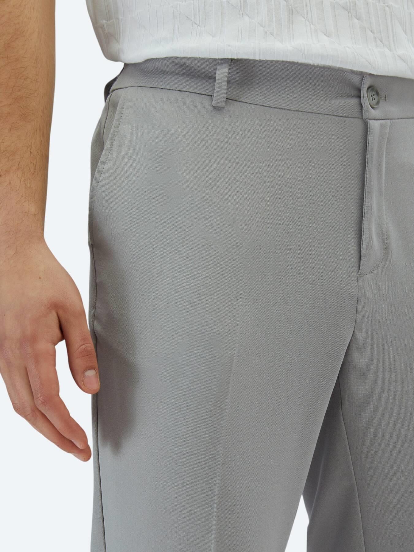 Gri Dokuma Jogging Fit Casual Pantolon