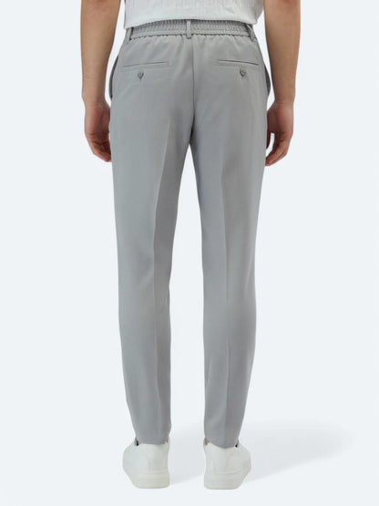 Gri Dokuma Jogging Fit Casual Pantolon