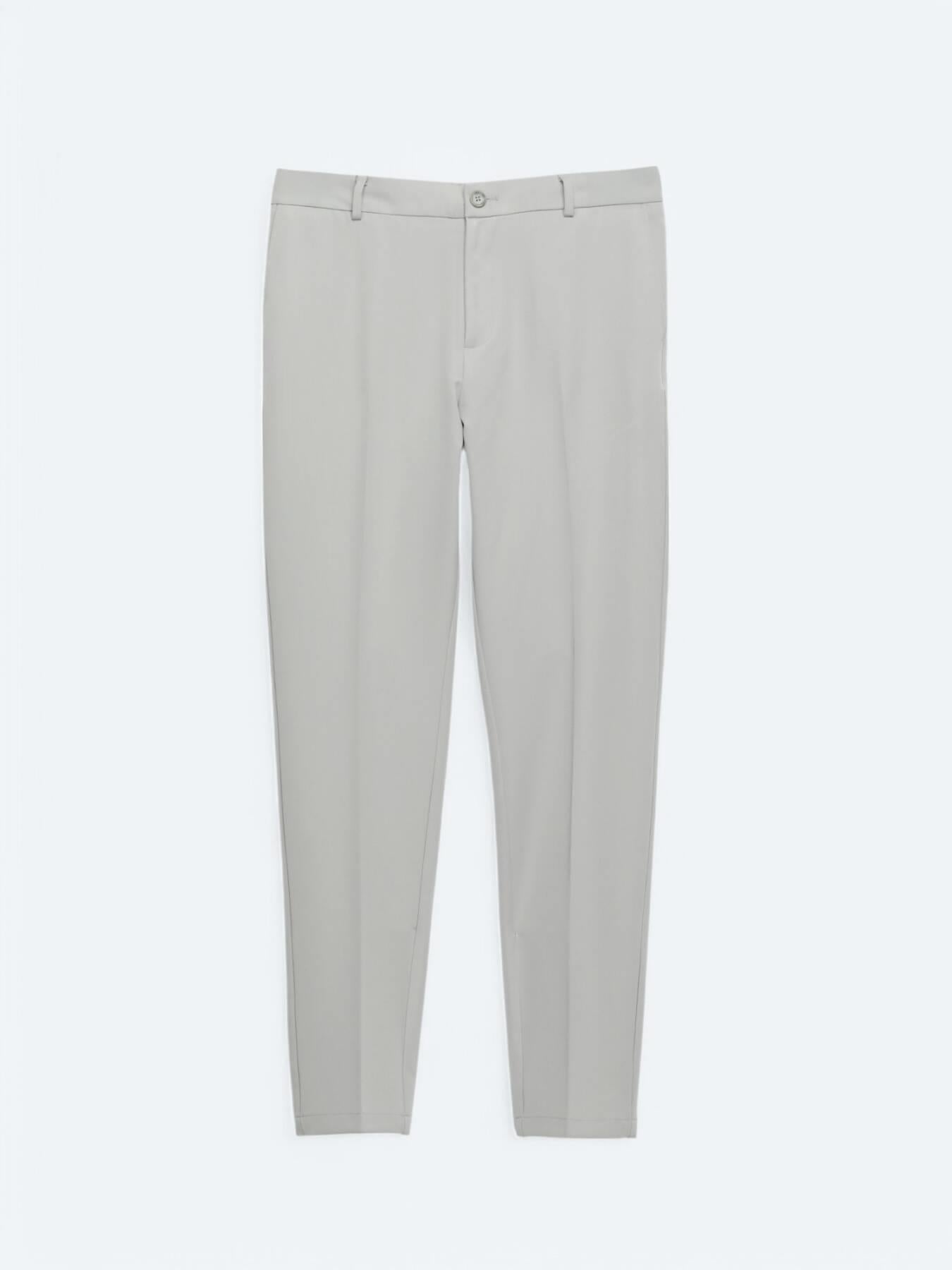 Gri Dokuma Jogging Fit Casual Pantolon