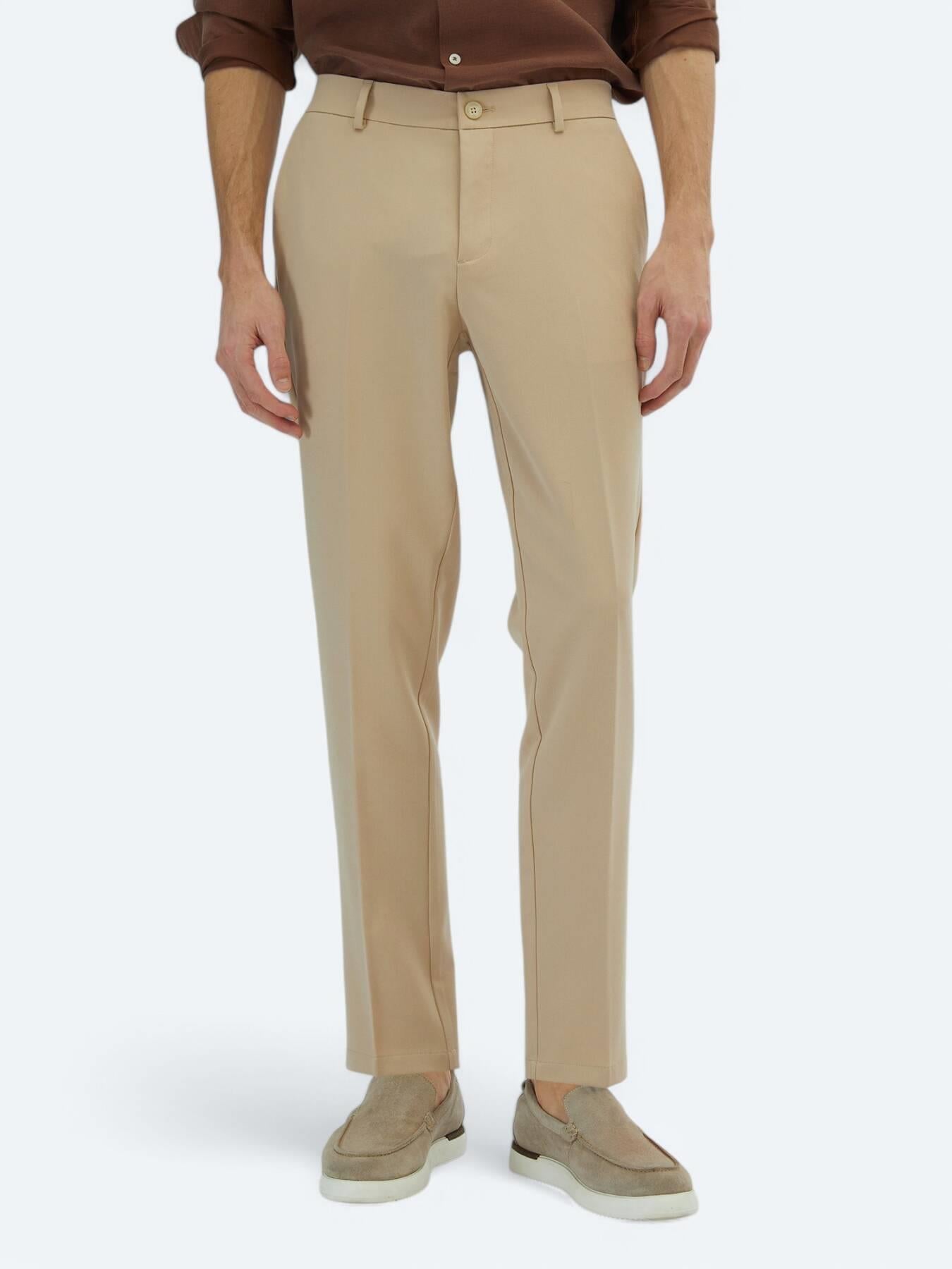 Bej Dokuma Jogging Fit Casual Pantolon