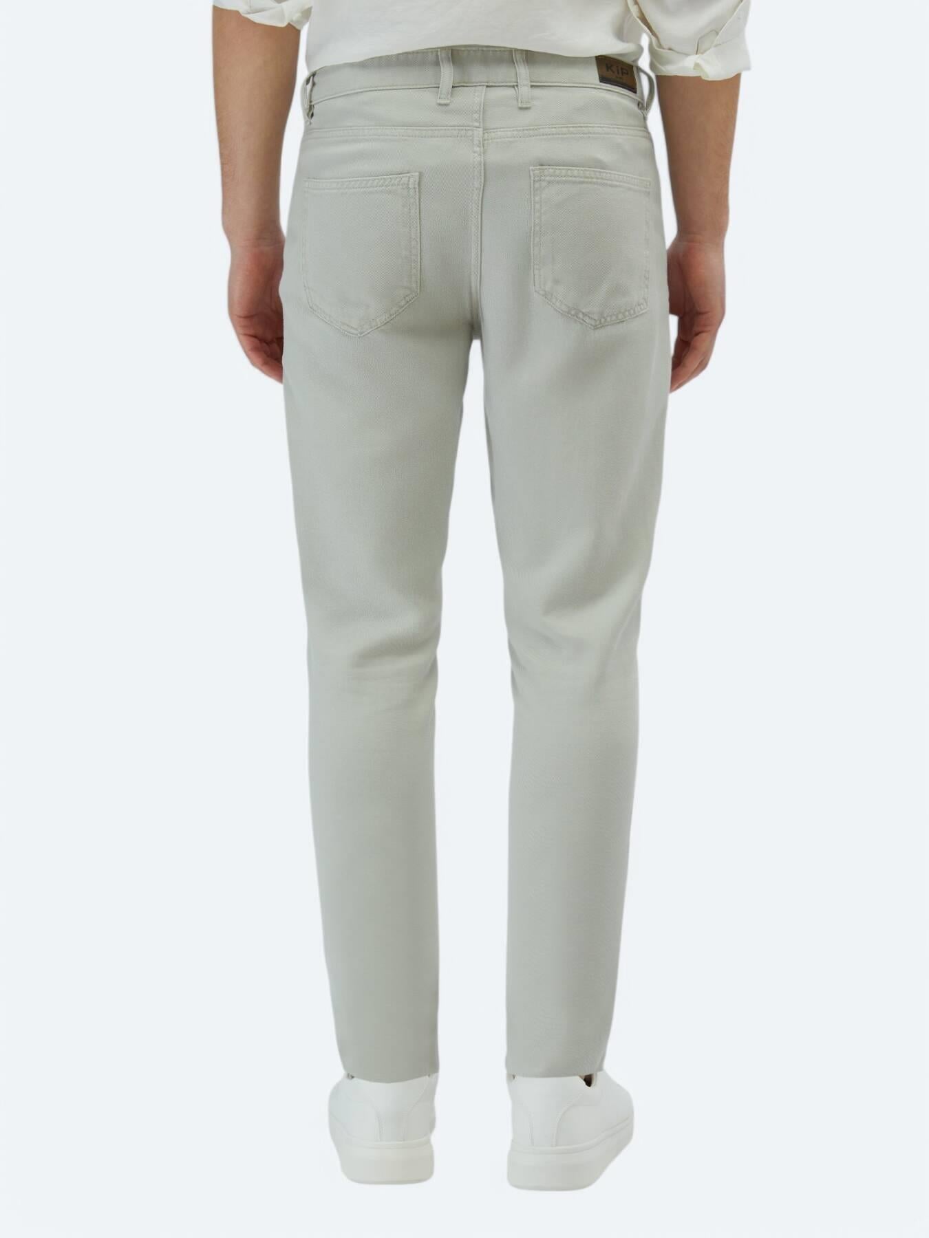 Taş Düz Dokuma Regular Fit Casual Pamuk Karışımlı Pantolon