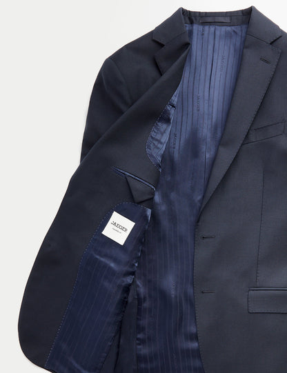 Tailored Fit Klasik Saf Yün Ceket
