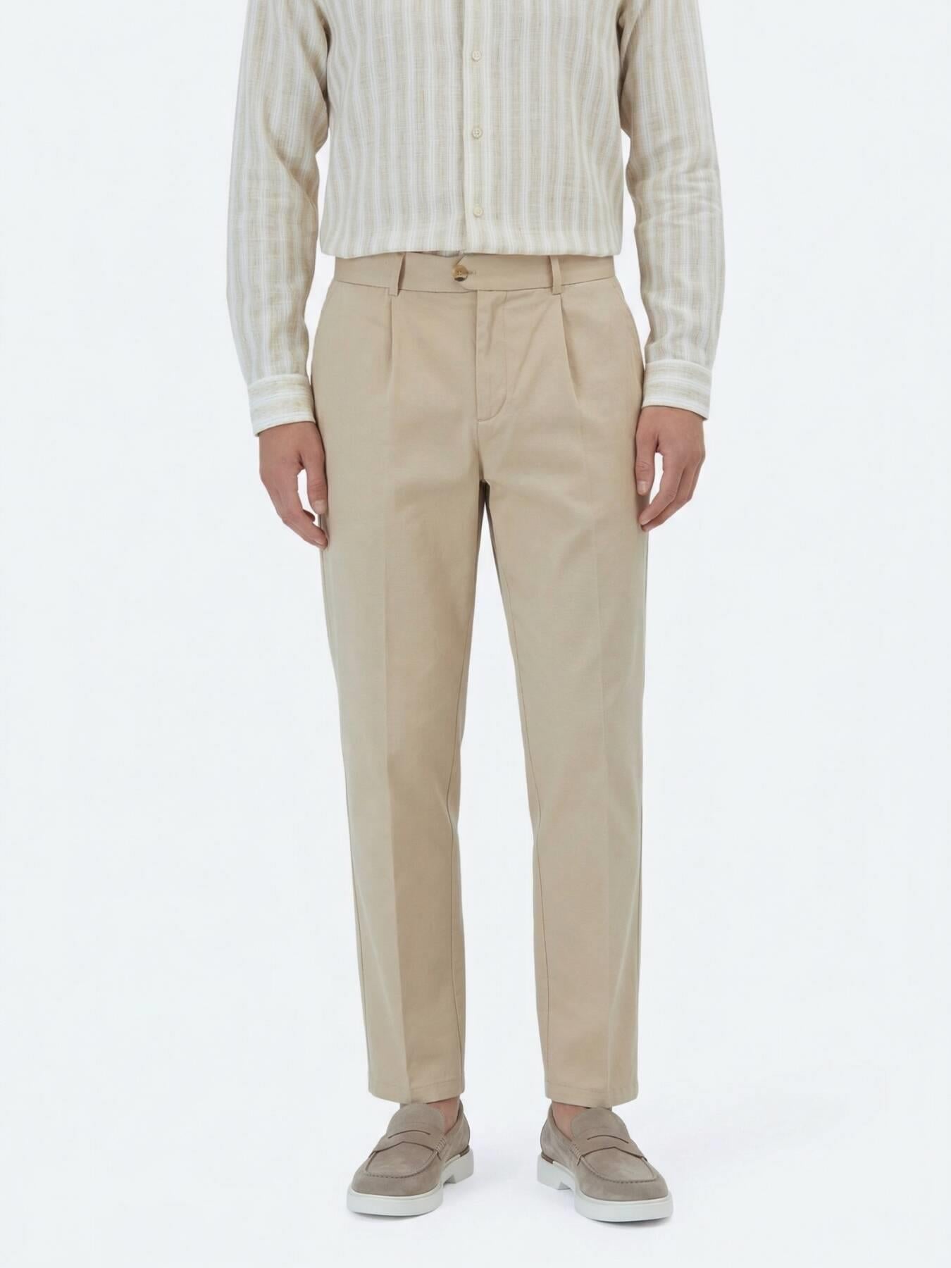 Deve Tüyü Dokuma Loose Fit Casual Pantolon