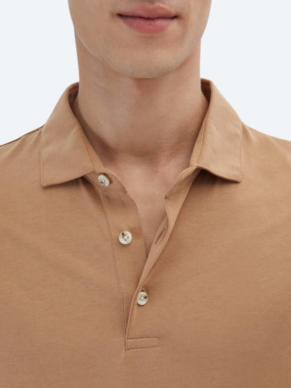 Vizon Düz Polo Yaka %100 Pamuk T-shirt