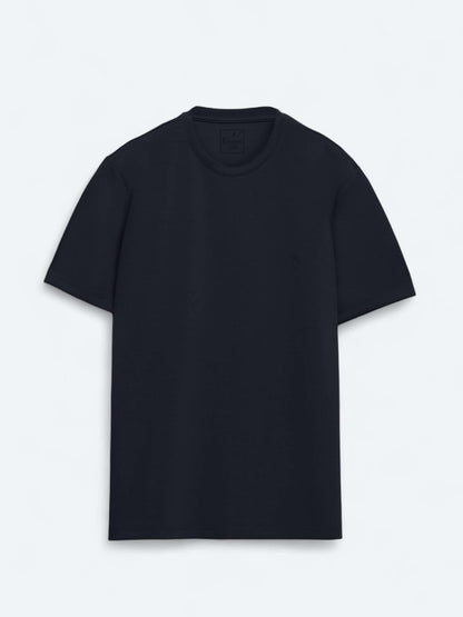 Lacivert Düz T-shirt