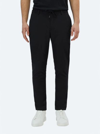 Siyah Dokuma Jogging Fit Casual Pantolon