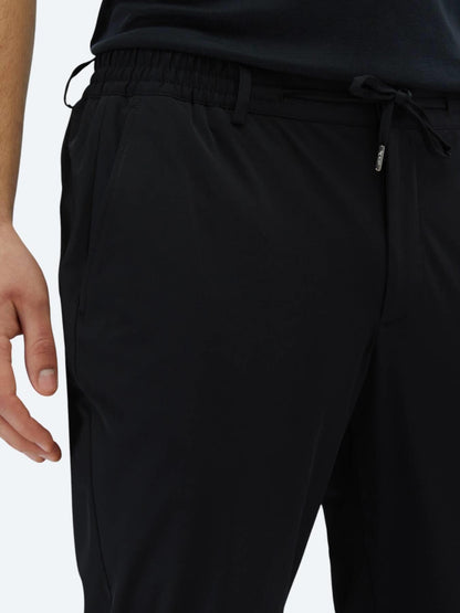 Siyah Dokuma Jogging Fit Casual Pantolon