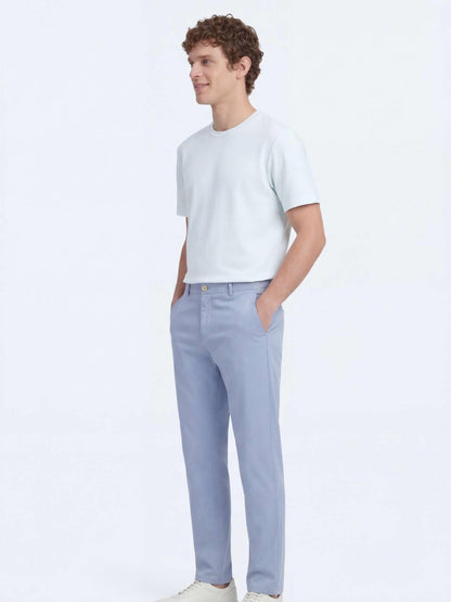 Mavi Dokuma Jogging Fit Casual Pamuk Karışımlı Pantolon